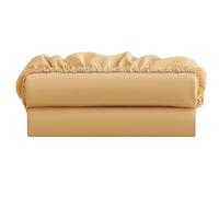 Night Zone Extra Deep Fitted Sheet 40cm - King Beige - Brushed Microfiber, Wrinkle-Free, Breathable, Deep Pocket for 16″ Mattress, All Around Elastic