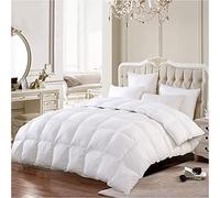 Night Zone Goose Feather & Down Duvets 100% Cotton Fabric Anti Dust Mite & Down Proof Quilt Luxury Anti allergen Box Stitch Quilt (15 Tog, King)