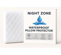 Night Zone Mattress Protector Waterproof Quilted Mattress Protectors Super Soft Cosy Anti Allergy Fitted Mattress Protectors (Pair Pillow Protectors)