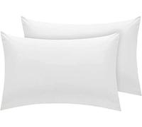 Night Zone Pillow Cases 800 Thread Count 100% Pure Egyptian Cotton Super Soft Hotel Quality Pair Of Pillowcases (House Wife Pillow Case, White)