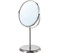 night zone Two-Side Magnifying Mirror Makeup Mirror for Dressing Table Free Standing Dressing Table Mirror on Stand with 360° Rotation 1X And 2x Magnification