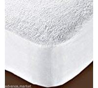Night Zone Waterproof Terry Towelling Mattress Protector Single Double King Size Super King Double 4FT (WaterProof Terry rowel Matress, Single)