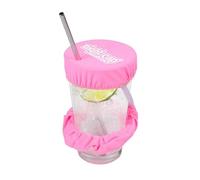 NightCap - The Original Drink Cover Scrunchie, as seen on Shark Tank - Anti Spike Drink Covers - Drink Protector Scrunchie for Women - Fits Most Cups & Glasses, Reusable - Pink