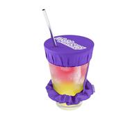 Nightcap Drink Cover Scrunchie- The Reusable Drink Spiking Prevention Scrunchie As Seen on Shark Tank- Purple