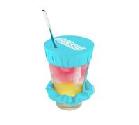 NightCap - Original Drink Cover Scrunchie, As Seen on Shark Tank - Anti-Spike Drink Protector for Women - Reusable Drink Cover Scrunchie - Fits Most Cups & Glasses, Washable - Blue