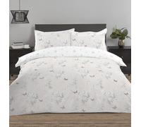 NightComfort Duvet Cover Set Vanessa Reversible Grey Double