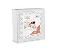 NightComfort Non-Woven Great Value Waterproof Mattress Protector Luxury Quilted Anti-Allergy 38 cm Extra Deep, Double Bed