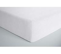 NightComfort Waterproof Terry Towel Mattress Topper Protector, King - Quilted Luxury Polycotton Cover White Top Extra Deep Fitted Sheet with Elasticated Skirt for Bed