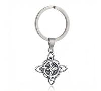 NIGHTCRUZ Witch Knot Keychain, Celtic Knot Keyring, Mystery Witch Knot Bag Purse Key Ring