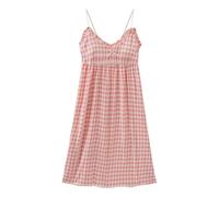 - Nightdress for women as cute cartoon pyjamas with medium length, practical chest pads for versatile, pink, XXL