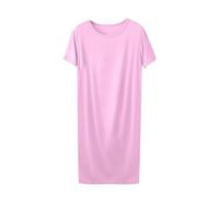 Nightdresses for Women UK Short Sleeve Sleapwear Round Neck Oversized Baggy Tunic Dresses Casual Soft Night Dress Womens T Shirt Nightdresses Summer Plus Size Nightwear Sleep & Lounge Mum XXL