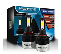 Nighteye HB3 9005 LED Car Headlight Bulbs Universal Auto Exterior Lamps Waterproof Brighter Than Halogen Lights 2PCS