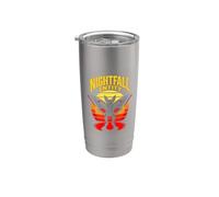 Nightfall Entity Horror Mothman Cryptid Monster Stainless Steel Insulated Tumbler