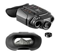 Nightfox Nova Digital Night Vision Goggles Binoculars: 60FPS High-Speed Sensor for Bat Surveys, 70° Wide-Angle Lens, 1080p HD Video Recording, 140m Infrared Range, 64GB Card & Tactical Case Included