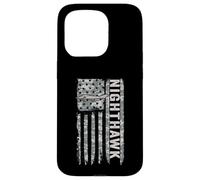 Nighthawk American Flag Military Camo F117 Case for iPhone 15 Pro