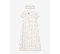Nightie & Tiara for Children, PETIT BATEAU white