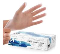 Nightingale Nursing Supplies Gloveman Clear Vinyl Gloves (Box of 100) (Small)