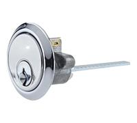 Nightlatch Replacement Cylinder Satin Chrome, 1 in Pack
