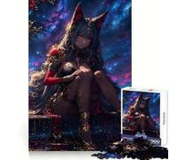 Nightmare Anime Lady Adults 1000 Piece Jigsaw Puzzle Brain Challenge Toy Stress Relief Clear Cut Wall Art Decor (38x26cm)