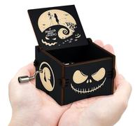 Nightmare Before Christmas,6.4cm×5.2cm×4.2cm for Holiday Decorations, for Collectors, the Music Box with Engraved Design