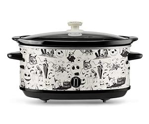 Nightmare Before Christmas 7-Quart Sketch Pattern Slow Cooker
