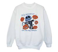 Nightmare Before Christmas Boy's 365 Days Until Halloween Sweatshirt in White | Size: 5-6 Years Nightmare Before Christmas White 5-6 Years