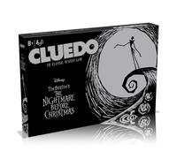 Winning Moves Nightmare Before Christmas Cluedo Board Game, Join Jack, Sally, Dr Finkelstein, Oogie Boogie to figure out who kidnapped Sandy Claws, gift for ages 8 plus