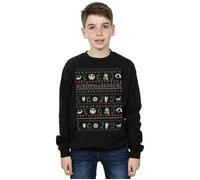 Nightmare Before Christmas Festive Icons Sweatshirt Disney Black 5-6 Years
