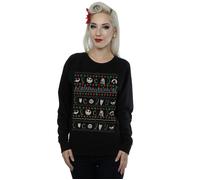 Nightmare Before Christmas Festive Icons Sweatshirt Disney Black M