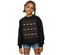 Nightmare Before Christmas Halloween Icons Sweatshirt Disney Black 7-8 Years
