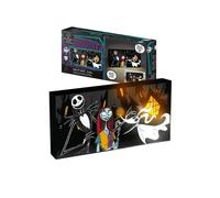 Nightmare Before Christmas Halloween Night Letterbox Light Up Canvas in White Nightmare Before Christmas White