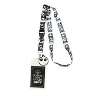 Nightmare Before Christmas ID Lanyard Badge Holder 25th Anniversary With 1.5" Rubber Charm Pendant