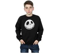 Nightmare Before Christmas Jack Cracked Face Sweatshirt Disney Black 12-13 Years