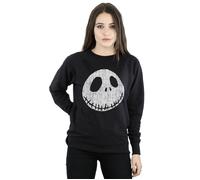Nightmare Before Christmas Jack Cracked Face Sweatshirt Disney Black S