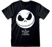 Nightmare Before Christmas - Jack Face T-Shirt Black