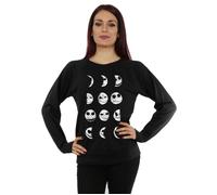 Nightmare Before Christmas Jack Moon Sweatshirt Disney Black L