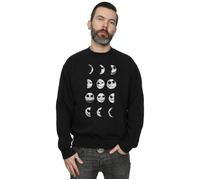 Nightmare Before Christmas Jack Moon Sweatshirt Disney Black XL
