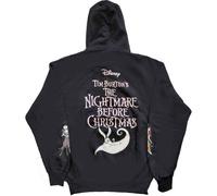 Nightmare Before Christmas Jack & Sally Dancing Hoodie in Black | Size: 2XL Nightmare Before Christmas Black 2XL