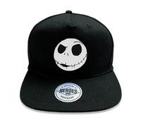 Nightmare Before Christmas Jack Skellington Face Snapback Cap