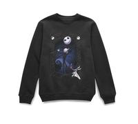 Nightmare Before Christmas Jack Skellington Zero Pose Sweatshirt - Black Nightmare Before Christmas Black One Size