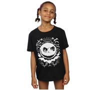 Nightmare Before Christmas Jack The Pumpkin King Cotton T-Shirt Disney Black 12-13 Years