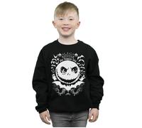 (12-13 Years, Black) Disney Boys Nightmare Before Christmas Jack The Pumpkin King Sweatshirt