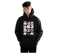 Nightmare Before Christmas Many Faces Of Jack Squares Hoodie Disney Black 4XL