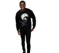 Nightmare Before Christmas Men's Cemetery Sweatshirt in Black | Size: Small Nightmare Before Christmas Black S