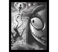 Nightmare Before Christmas Misfit Love is Eternal Framed 30 x 40cm Print, MDF, Multi-Colour, 42 x 32 x 2.4 cm