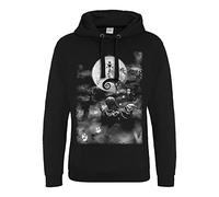 Nightmare Before Christmas Monster Scene Adults Black Hoodie - X Large