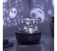Nightmare Before Christmas Projection Light - Officially Licensed Projector Lamp with Sounds & Interchangeable Spooky Scenes Feautring Jack Skellington, 4 Light Modes, Halloween Decor Light | Paladone