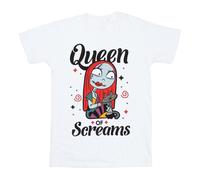 Nightmare Before Christmas Queen Of Screams T-Shirt in White | Size: 9 Years Nightmare Before Christmas White 9 Years