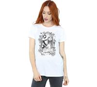 Nightmare Before Christmas Simply Meant To Be Cotton Boyfriend T-Shirt Disney White XL