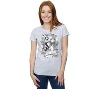 Nightmare Before Christmas Simply Meant To Be Cotton T-Shirt Disney Grey XS